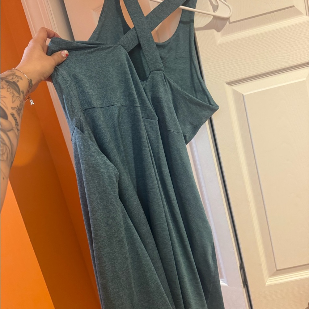 Patagonia Backless Blue Dress - Picture 2 of 3